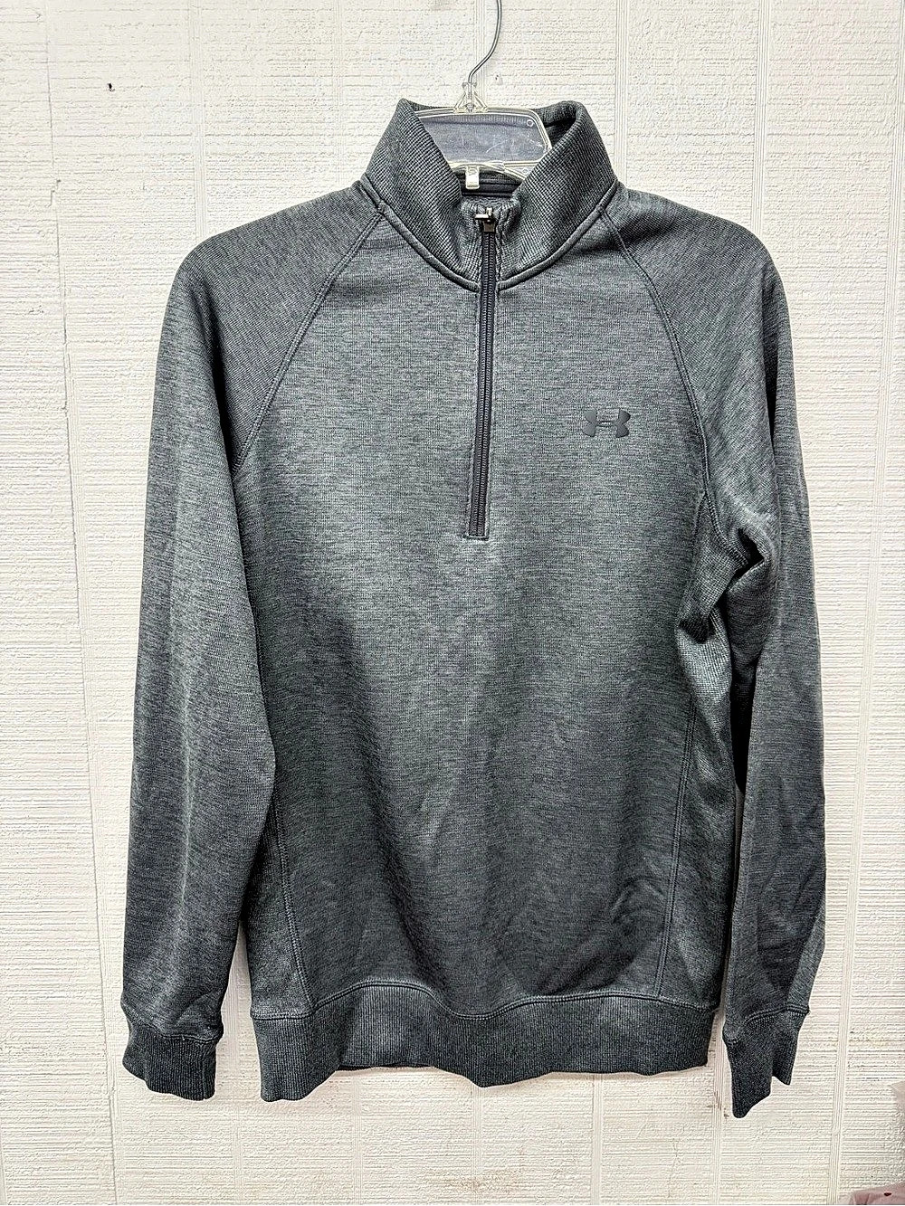 Under Armour Men'Small Tech Twist 1/4 Zip Pullover Gray Small